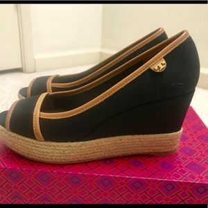 Tory Burch Majorca Logo Wedge